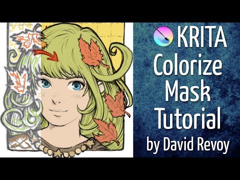 Tutorial: Coloring with "Colorize-mask" in Krita