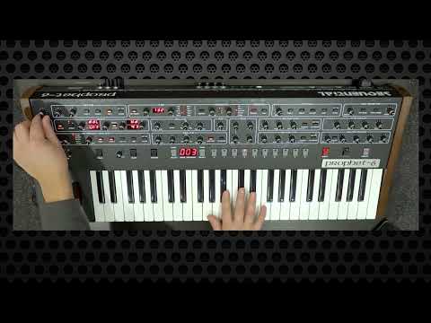 Sequential Prophet-6 - Factory Presets Demo (Sounds Only)