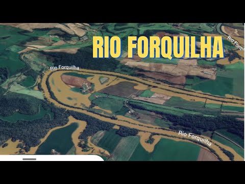 Catástrofe no RS: Rio Forquilha (Inhandava)