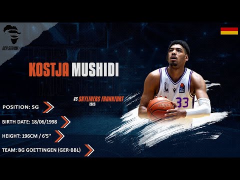 Kostja Mushidi || Highlights || vs Skyliners Frankfurt