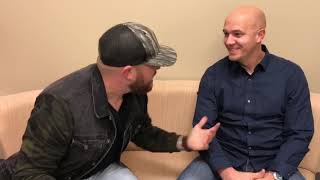 Doing a song with Jon Langston