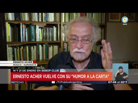 TV Pública Noticias - Ernesto Acher vuelve con "Humor a la carta"
