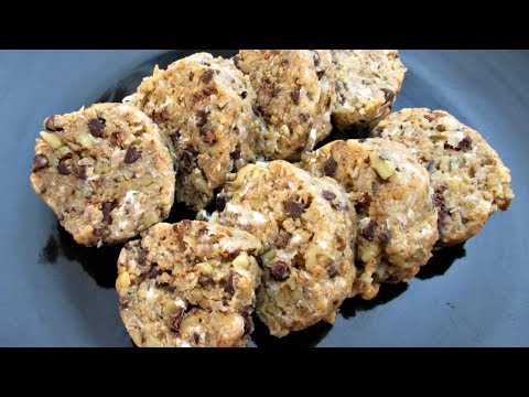 No Bake Chocolate Chip Cookie Roll (Date Roll) - PoorMansGourmet