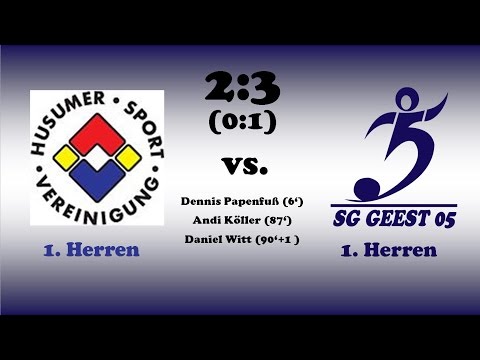 Highlights Husumer SV vs. SG Geest 05 - 06.08.2016