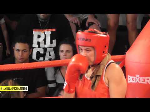 Fight 10: Jonah Hedley vs Cara Wharerau - Akld Amateur Boxing Tournament @ ABA 24Feb18