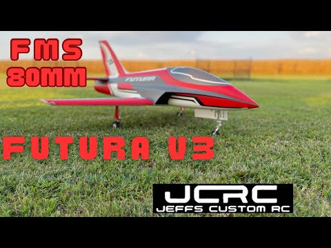 FMS EDF Jet 80mm Futura V3 PNP with Reflex V2, Grass Field Ops