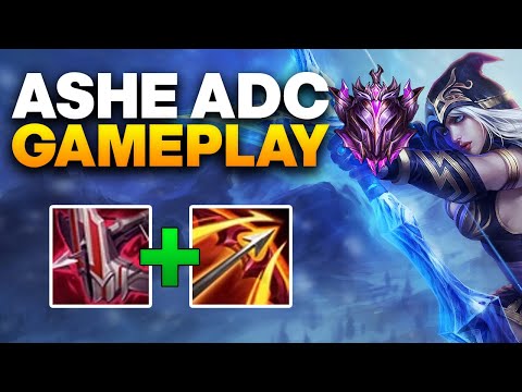 Ashe ADC Gameplay - This is how a Master plays Ashe
