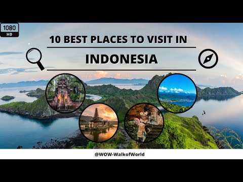 10 Best Places To Visit In Indonesia | Amazing Places to visit in Indonesia - Travel Video