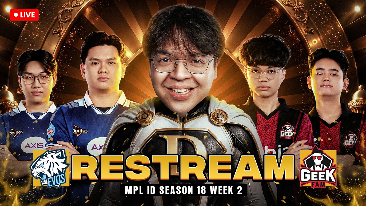 ⚔️ RESTREAM KING EVOS VS GEEKFAM ⚔️ TOP UP DI OURASTORE.COM
