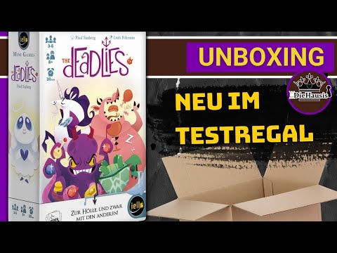 The Deadlies von iello | WAS IST DRIN? -  Brettspiel Unboxing (HUCH! Neuheit 2022) [Brettspiele]