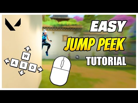 Learn HOW TO JUMP PEEK in Valorant under 60 SECONDS | Valorant Jump Peek Tutorial/Guide