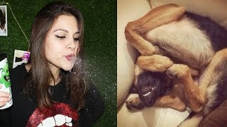 Самое смешное видео в мире. Попробуй не засмеяться с водой во рту челлендж, ч. 6
