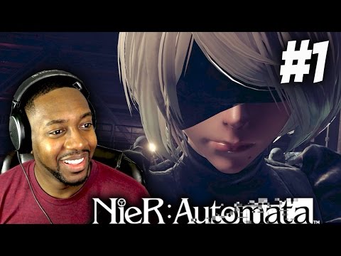 Nier Automata Playthrough Part 1 : 2B The New Cosplay Queen? First Boss!! (PS4 Pro Gameplay)