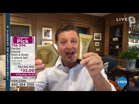 Perlier Honigbade- und Körperset, 3-teilig