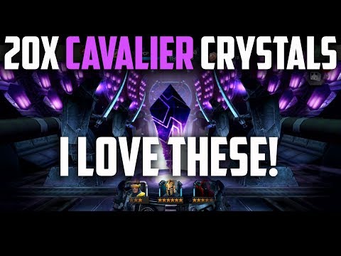 20X Cavalier Crystal Opening - WOW! - Marvel Contest of Champions