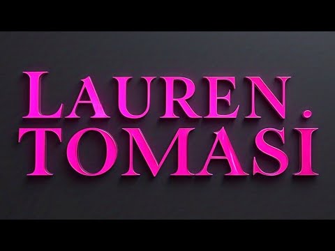 How to Pronounce Lauren Tomasi