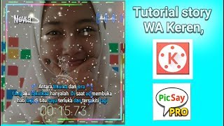 Download lagu Tutorial membuat story WA keren pada aplikasi kine master mp3
