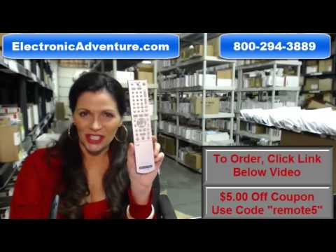 Original Sony RMT-V505 DVDR-VCR Remote Control - $5 Off Coupon Code - ElectronicAdventure.com