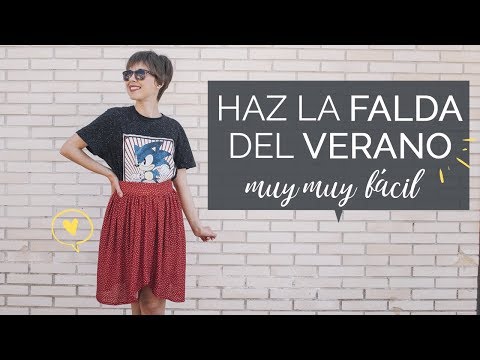 Cómo hacer una falda pareo ¡muy fácil y sin patrones!