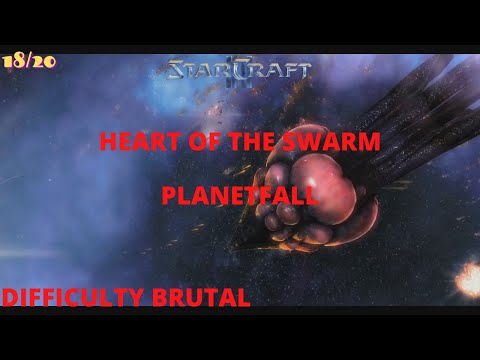 Starcraft 2 Heart of the Swarm Planetfall Mission Brutal