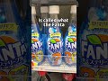 Fanta Blue Mystery Flavor In Japan