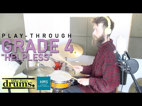 Helpless - Grade 4 Drum Kit 2020 -Trinity College London