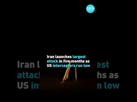 Iran launches largest attack in five months as US interceptors run low