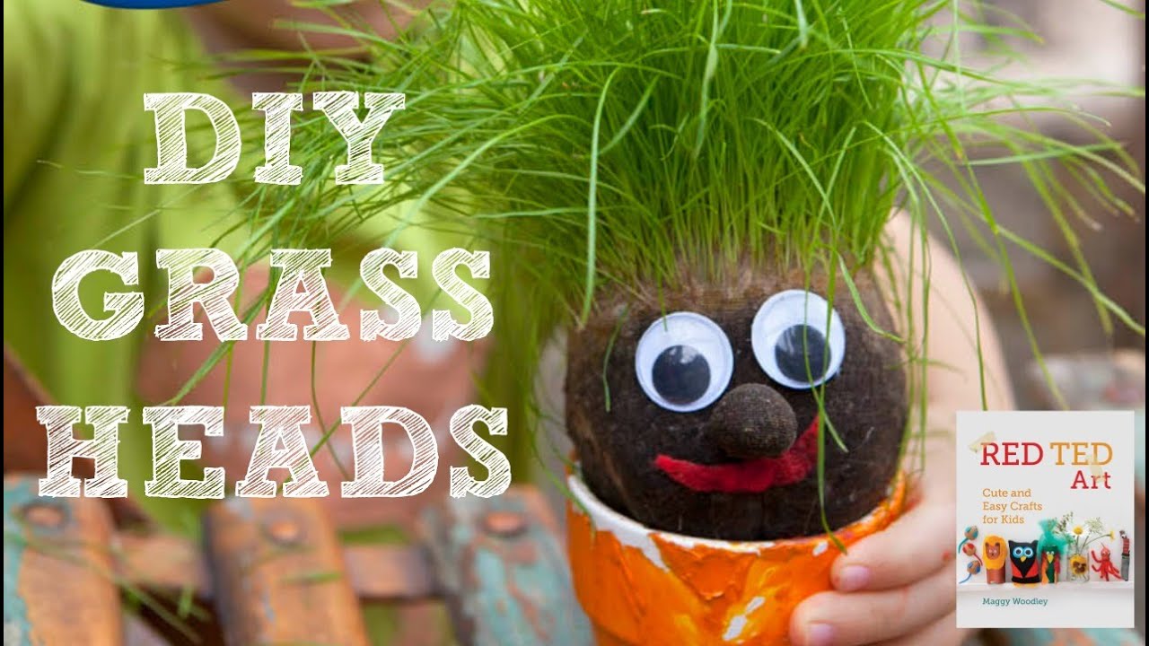 How to Make a Grass Head - YouTube