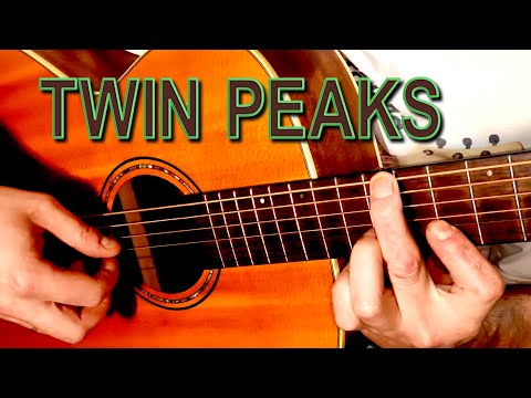 Twin Peaks. Fingerstyle cover, tribute to Angelo Badalamenti & Martin Tallstrem
