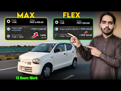 Yango Flex vs Max Mode Full Day Test | 13 Hours Work Earning & Bonus Detail
