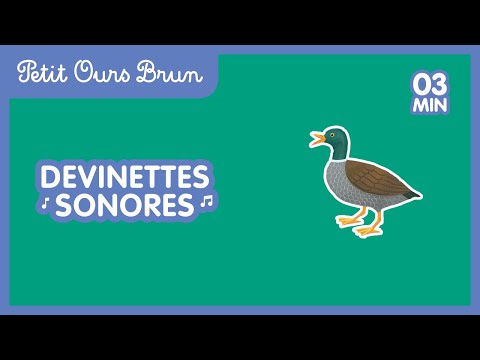 Les animaux de la ferme 2 - Les devinettes sonores de Petit Ours Brun