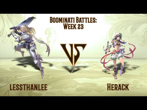 lessthanlee (Siegfried) VS Herack (Talim) - BB: Week 23 (24.09.2020)