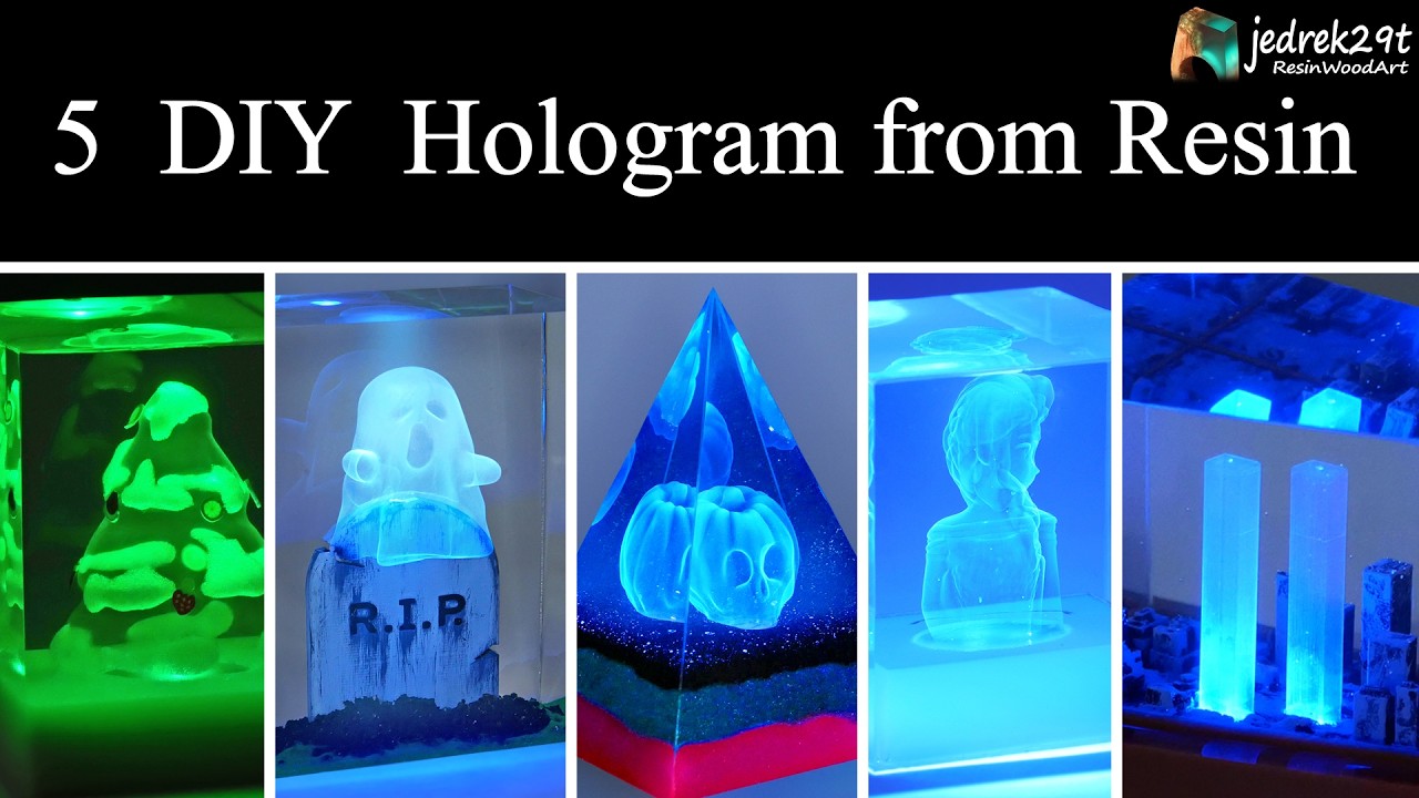 5 Mind-Blowing Resin Holograms You Can Make at Home | DIY Epoxy Magic