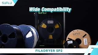 SUNLU FilaDryer SP2, Wide Compatibility!