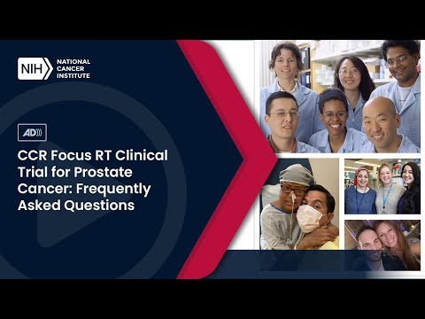 Center for Cancer Research Focus RT Clinical Trial for Prostate Cancer: Frequently Asked Questions