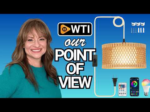 Hanging Lamp Plug in Pendant Light - WTI product video review