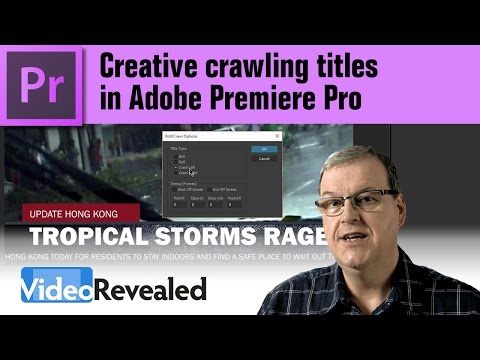 How to add a title in Adobe Premiere Pro