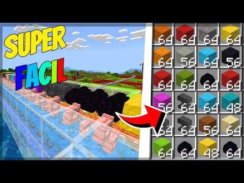 FARM DE AREIA AUTOMÁTICA! 😱 Blocos com Gravidade INFINITOS – Minecraft Bedrock