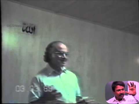 3 Mar 1989 Friday Sermon by Dr.Rashad - Videos In Tamil by STGA - Beta Version
