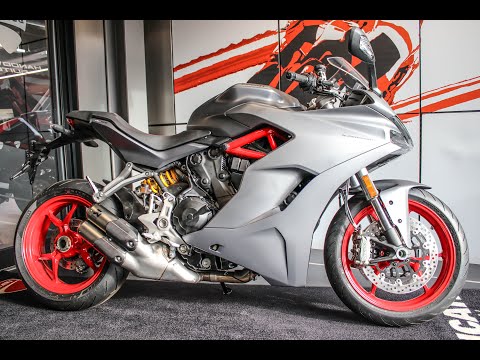 2020 DUCATI SUPERSPORT TITANIUM GREY | AKRAPOVIC CANS @ Ducati Glasgow, Scotland