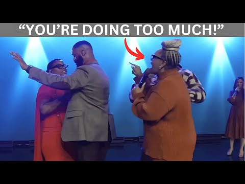 Watch This Worship Team Get Into A Fight Live On Stage Then Prophet Ed Intervenes..