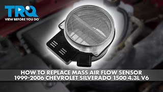 Download Lagu How to Replace Mass Air Flow Sensor 1999-2006 Chevrolet Silverado 1500 4.3L V6 Thumbnail
