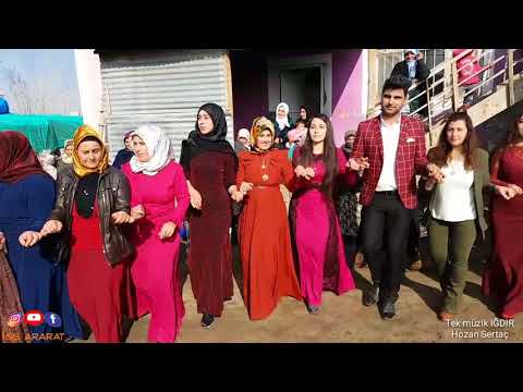 Kürtçe hareketli köy düğünü DELİLO HALAY 2018