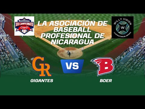 EN VIVO: GIGANTES DE RIVAS VS INDIOS DEL BOER