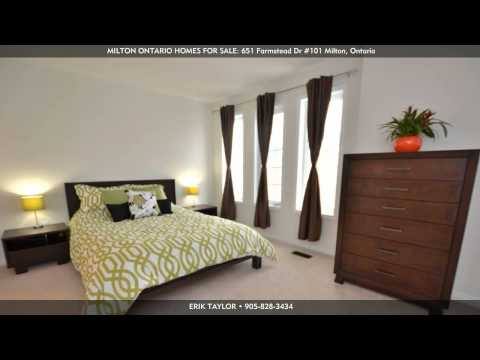 MILTON ONTARIO HOMES FOR SALE: 651 Farmstead Dr #101, Milton, Ontario - Virtual Tour
