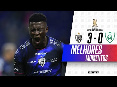 Gols e lances de Independiente del Valle x América-MG