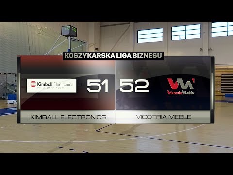 Kimball Electronics vs Victoria Meble - V kolejka - Grupa A Poznań - Koszykarska Liga Biznesu