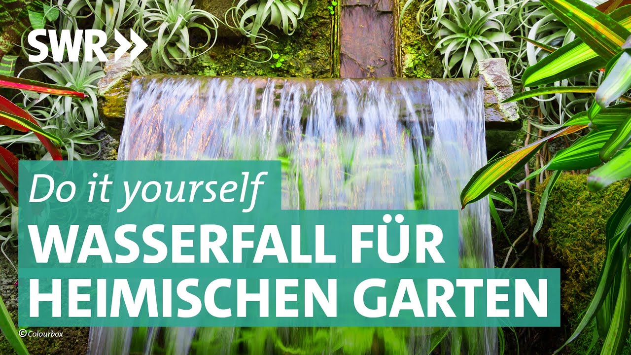 Wasserfall im Garten – Tipps zum Selberbauen & Anleitung