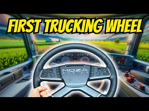 First Ever Trucking Sim Wheel | Moza TSW Wheel