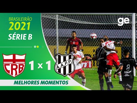 Gols e lances de CRB x Ponte Preta